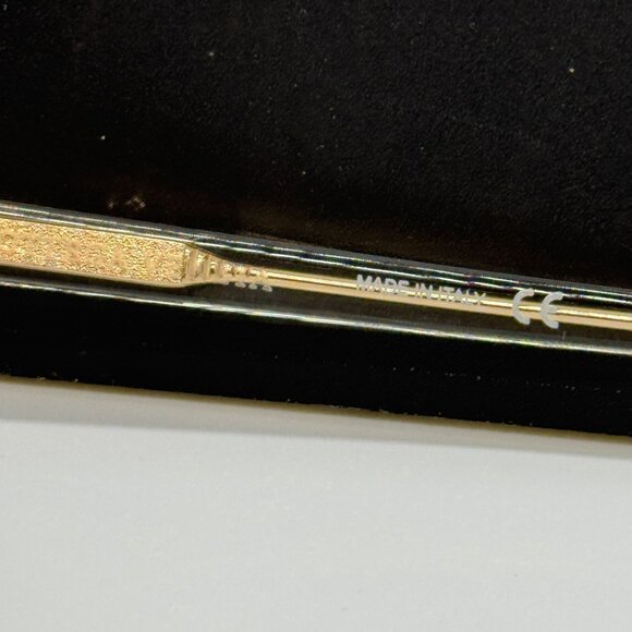 NEW BOTTEGA VENETA BV1024O 005 SQUARE BEIGE TRANSPSRENT UNISEX EYEGLASSES - Picture 8 of 9